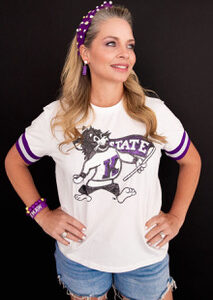 Kansas State Sparkle Logo T-Shirt