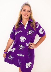 Kansas State Logo Patch Dress