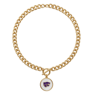 Kansas State Pearl Pendant Necklace