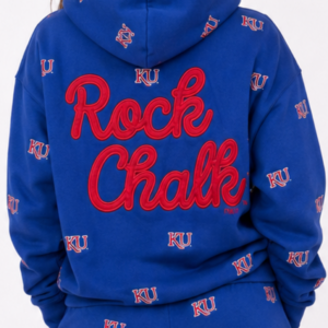 Kansas Embroidered Fleece Hoodie
