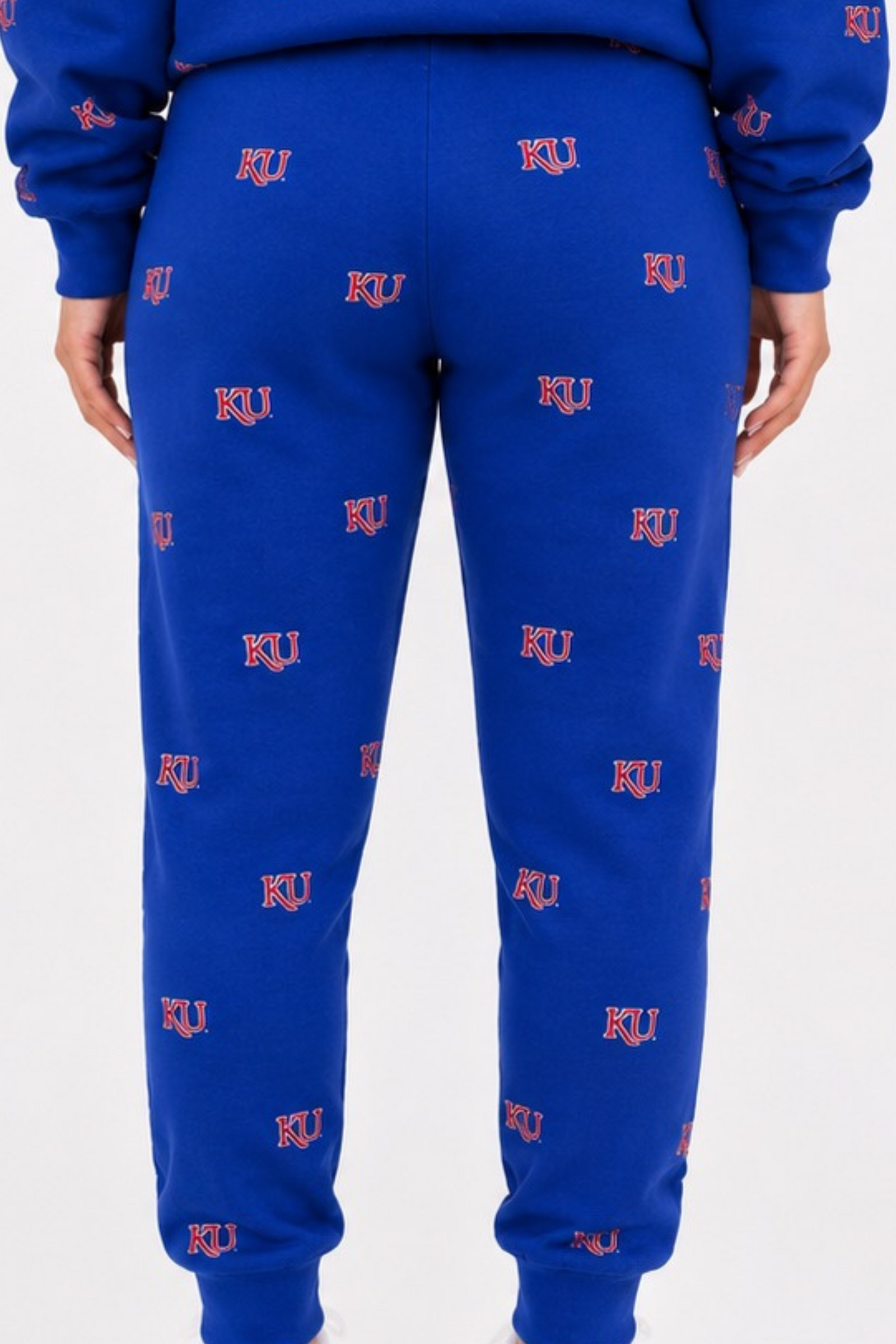 Kansas Embroidered Fleece Sweatpants - Image 2