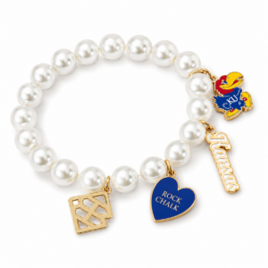 Kansas Pearl Charm Bracelet